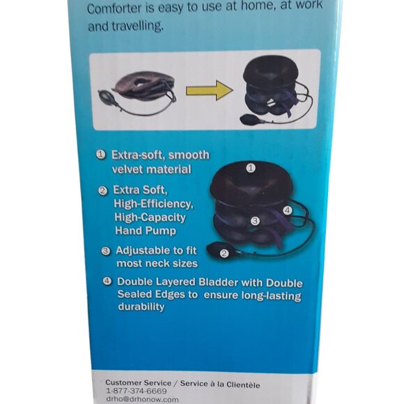 Dr-Ho's Pain Relief Experts Neck Comforter Gentle Neck Traction + Stretch NOB - Picture 5 of 5